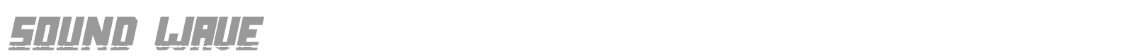 Sound Wave font preview